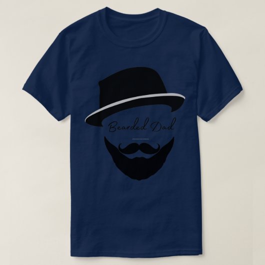 ひげパパ1 Tシャツ (デザイン正面)