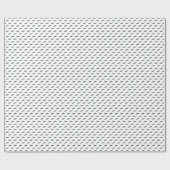 ひげヒップスターのパターン2 ラッピングペーパー (フラット)