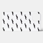 ひげヒップスターのパターン2 Case-Mate iPhoneケース (裏面 (横))