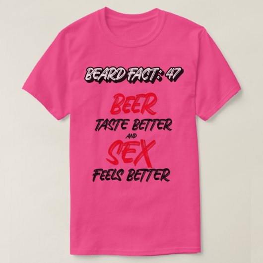 ひげファクト4 Tシャツ (デザイン正面)