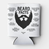 ひげファクト（黒） 缶クーラー (正面)