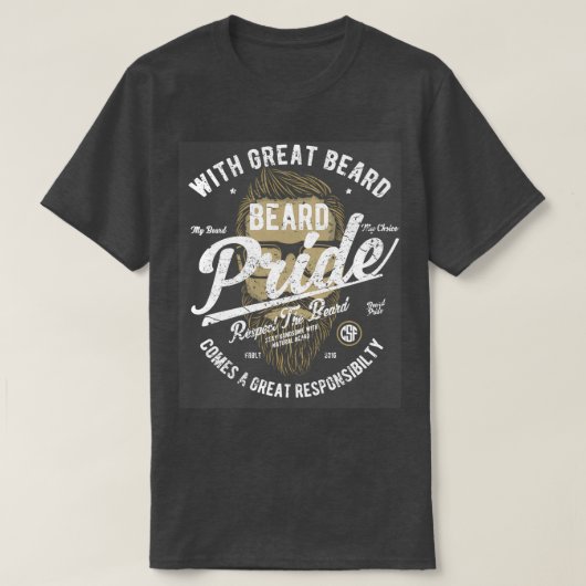 ひげプライド11 Tシャツ (デザイン正面)