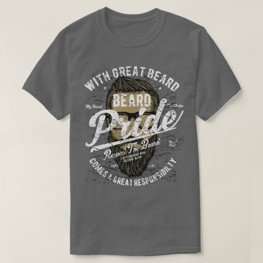 ひげプライド12 Tシャツ (デザイン正面)