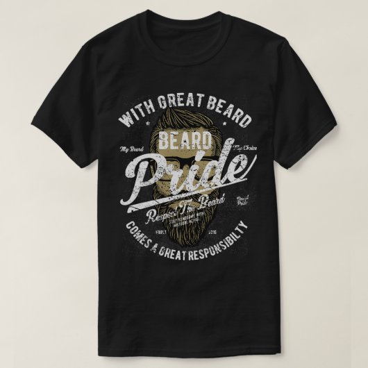 ひげプライド9 Tシャツ (デザイン正面)
