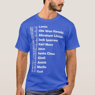 ひげメジャー・チャート Tシャツ