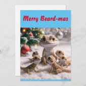 ひげメリーマスクリスマスカード シーズンカード (正面/裏面)