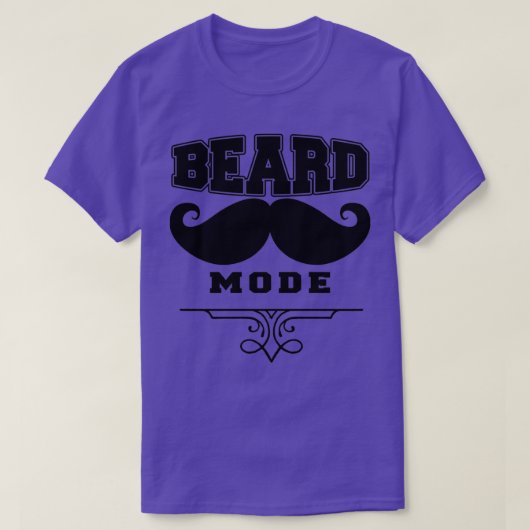 ひげモードひげおもしろい引用文2 Tシャツ (デザイン正面)