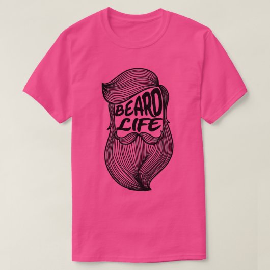ひげライフおもしろいギフト3 Tシャツ (デザイン正面)