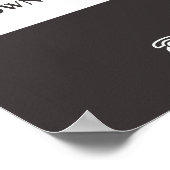 ひげロゴメンズ理容師価格表 ポスター (角)