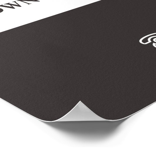 ひげロゴメンズ理容師価格表 ポスター (角)