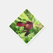 ひげ付きアイリス紙ナプキンス スタンダードカクテルナプキン (角)