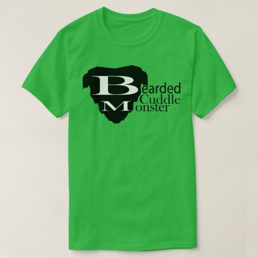 ひげ付きカドルクラシックモンスターTシャツ Tシャツ (デザイン正面)