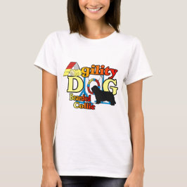 ひげ付きコリーの敏捷性ギフト Tシャツ