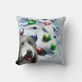 ひげ付きコリークリスマス クッション