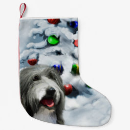 ひげ付きコリークリスマス スモールクリスマスストッキング
