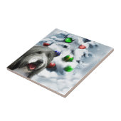 ひげ付きコリークリスマス タイル (側面)
