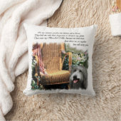 ひげ付きコリーサマーガーデン クッション (ブランケット)