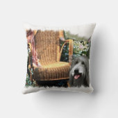 ひげ付きコリーサマーガーデン クッション (裏面)