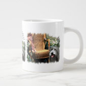 ひげ付きコリーサマーガーデン ジャンボコーヒーマグカップ (右)