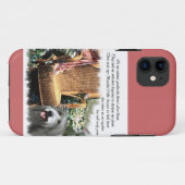 ひげ付きコリーサマーガーデン Case-Mate iPhoneケース (裏面(横))