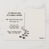 ひげ付きコリートゥイスマイル ポストカード (裏面)