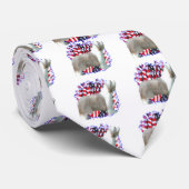 ひげ付きコリーパトリオ ネクタイ (ロール)