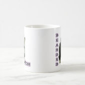 ひげ付きコリーママ4 コーヒーマグカップ (中央)