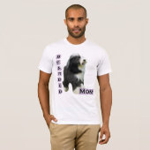 ひげ付きコリーママ4 Tシャツ (正面フル)
