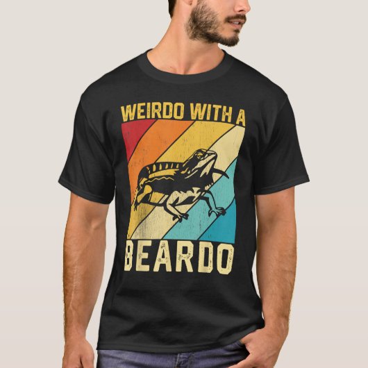 ひげ付きドラゴンひげウィルドひげ付き1 Tシャツ (正面)