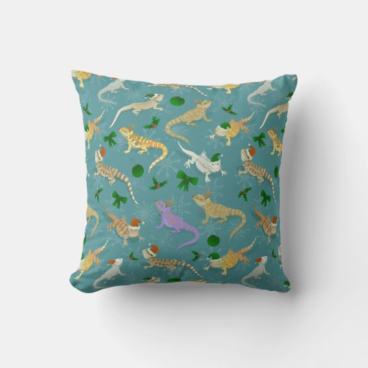 ひげ付きドラゴンモーフホリデーアイス クッション (正面)