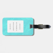 ひげ付きドラゴンリザードラゲッジタグ ラゲッジタグ (裏面横)