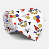 ひげ付きボブル格言モダン/幾何学的 ネクタイ (ロール)