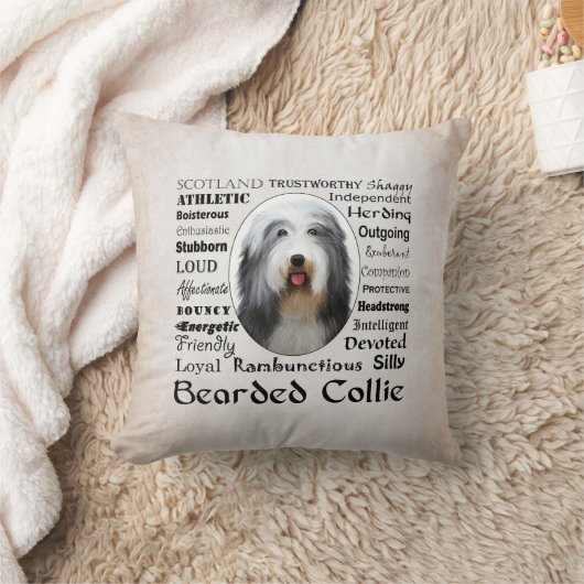 ひげ付き枕 クッション (ブランケット)