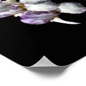 ひげ付き虹彩花ブーケ ポスター (角)