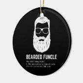 ひげ付き関数おもしろいおじの定義 セラミックオーナメント (左)