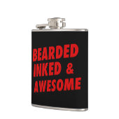 ひげ付き、インク付素晴らしき フラスク (左)