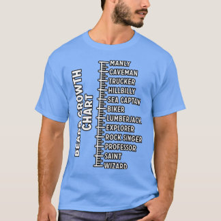 ひげ伸びグラフ3 Tシャツ