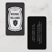 ひげ及びひげ 名刺 (正面/裏面)