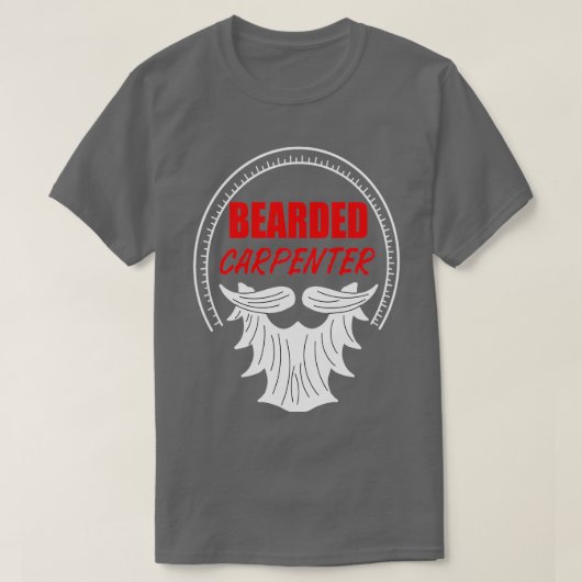 ひげ大工1 Tシャツ (デザイン正面)