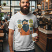 ひげ好きのための面白いデザイン Tシャツ