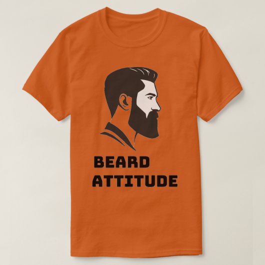 ひげ姿勢クラシックTシャツ Tシャツ (デザイン正面)