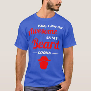 ひげ完全な口ひげ男性ギフト5 Tシャツ