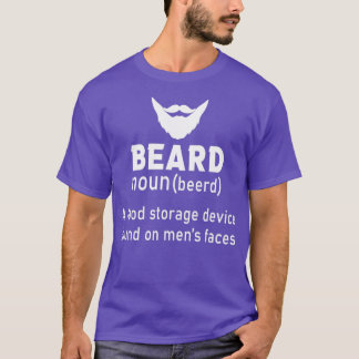ひげ定義フードストレージデバイスが見つかった Tシャツ