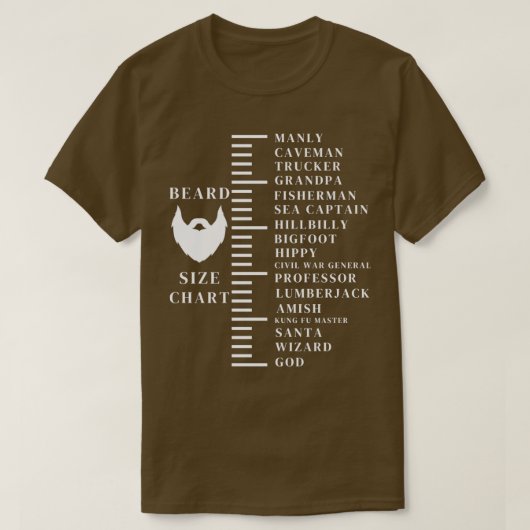 ひげ寸法4 Tシャツ (デザイン正面)
