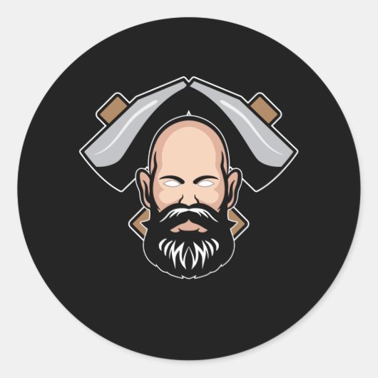 ひげ怒職人の強い道具 ラウンドシール (正面)