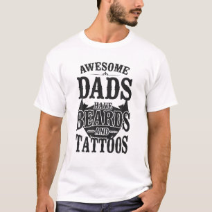 ひげ恋人ひげを生やした男のパパ素晴らしパパはクマ持っている Tシャツ