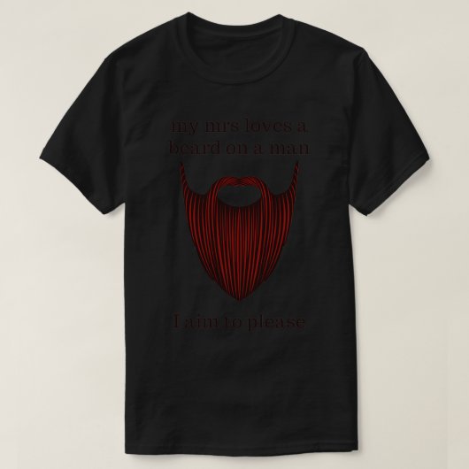 ひげ恋人5 Tシャツ (デザイン正面)