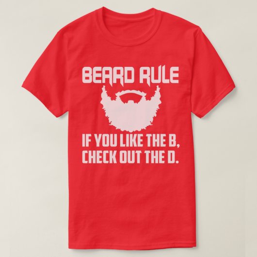 ひげ愛好家Tシャツ Tシャツ (デザイン正面)