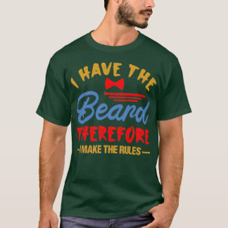 ひげ持ち及び理容師の贈与 Tシャツ