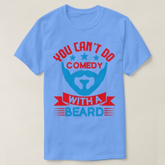 ひげ持ち及び理容師の贈与 Tシャツ (デザイン正面)